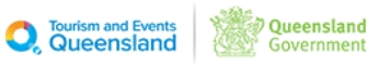 TOURISM AND EVENTS QUEENSLAND logo
