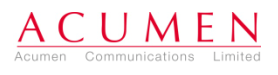 ACUMEN COMMUNICATIONS LIMITED logo