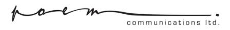 POEM COMMUNICATIONS LIMITED logo