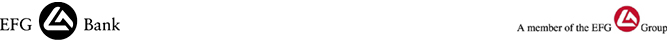 EFG BANK logo