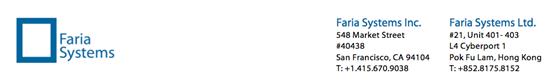 FARIA SYSTEMS LTD logo