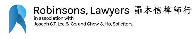 ROBINSONS, LAWYERS logo